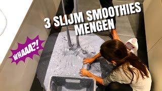 MEGA SLIJM SMOOTHIES MENGEN meer dan 30 liter SLIJM [upl. by Gipson674]