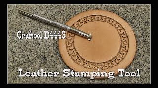 Craftool D444 Leather Stamping Tool [upl. by Doniv373]