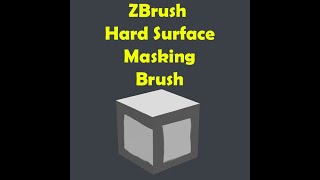 ZBrush Hard Surface Masking Brush [upl. by Keare]