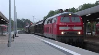 BR 218 im Bahnhof KirchheimTeck [upl. by Enehs]