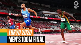 Mens 100m final 🏃‍♂️  Tokyo Replays [upl. by Eula]