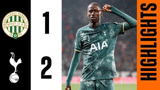 Ferencvaros 12 Tottenham Hotspur  EUROPA LEAGUE HIGHLIGHTS  Johnson scores his fifth in a row [upl. by Adnoek]