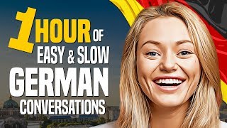 Learn GERMAN A 1HOUR Beginner Conversation Course for daily life  OUINOcom [upl. by Vida]