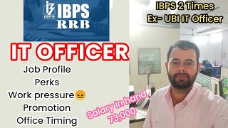 IBPS RRB IT Officer Job Profile  Salary  Promotion  Job Location [upl. by Nyrol]