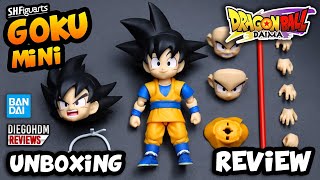 GOKU MINI Dragon Ball Daima SH Figuarts Unboxing e Review BR [upl. by Nemrac]