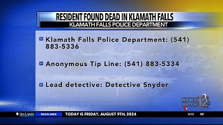 Resident found dead in Klamath Falls [upl. by Hax81]