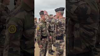 La cérémonie de remise des calots 🫡 gendarmerie gendarme militaire bravo [upl. by Eenram]