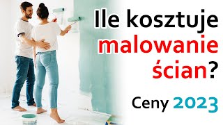 Ile kosztuje malowanie pokoju Ceny malowania ścian w 2023 roku  cena za m2  koszt robocizny [upl. by Doomham]