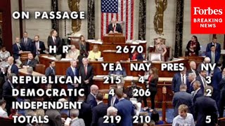 BREAKING NEWS House Votes To Pass National Defense Authorization Act Despite Democratic Objections [upl. by Yrffoeg]