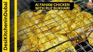 Chicken Al Faham with Rice by desikitchenindubai  middle eastern recipe  grill chicken with rice [upl. by Tnahs144]