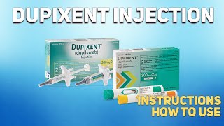 Dupixent injection dupilumab how to use How and when to take it Who cant take dupilumab [upl. by Aohsoj33]