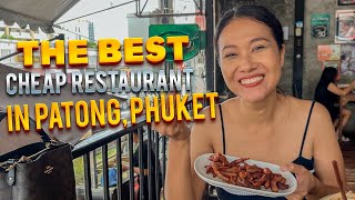 The Cheapest Restaurant in Patong Phuket Phuket Thailand [upl. by Rebecca]