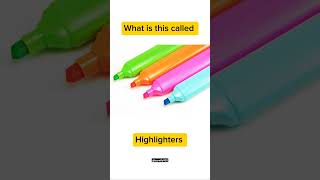 Stationary items part 3 viralvideo quiz english [upl. by Holzman]