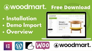 Create WordPress Ecommerce Website in 10 Minutes Using WoodMart WooCommerce Premium Theme For Free [upl. by Wenoa761]