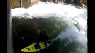 Bidwell Park  One mile  surfing  CHICO California [upl. by Eilliw684]