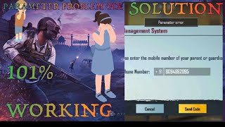 How to fix Parameter error problem in Bgmi 2024 [upl. by Nilesoy]