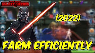 Most Efficient Way To Farm SLKR In SWGOH 2022 [upl. by Dix100]