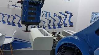 Стенд промышленных роботов CRP ROBOT на выставке Металлообработка 2024 в Екатеринбурге  CROBOTP [upl. by Procora]