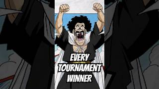 Every Tournament Winner in Dragon Ball [upl. by Xyla423]