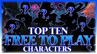 Top 10 BEST Characters For Free To Play Players  Genshin Impact [upl. by Seto]