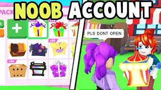 Noob Opens EVERY GIFT in Adopt Me [upl. by Ethelstan845]