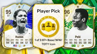 UNLIMITED 87 ICON PLAYER PICKS 🥳 FC 24 Ultimate Team [upl. by Annaihs]