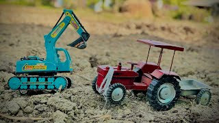 Jcb and tractor jcb tractor toycar toyjcbvideo toytractors [upl. by Tennek]