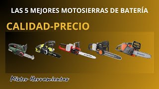 Descubre las Mejores Motosierras a batería calidad precio Bosch Ryobi Einhell Worx y Husqvarna [upl. by Cati]