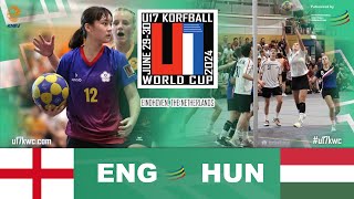 U17 Korfball World Cup 2024  England  Hungary [upl. by Radek]