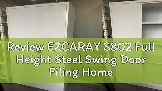 Review EZCARAY S802 Full Height Steel Swing Door Filing Home  Study  Office  Storage Cabinet [upl. by Gnov]