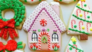 How to Decorate a Gingerbread House Cookie [upl. by Sami]