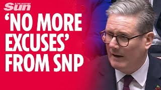 FERRY FIASCO SNP shamed at PMQs and told by Keir Starmer No more excuses [upl. by Nicolais510]