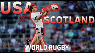 USA Rugby vs Scotland  Full Match Replay America Series [upl. by Ramburt638]