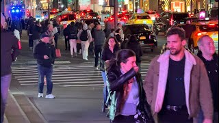 NYC LIVE Walk Midtown Manhattan Rockefeller Center Christmas Tree Hudson Yards Holiday Lights [upl. by Llewellyn30]