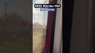 OffenbachOst Vorbeifahrt BR445RE55➡️WürzburgHbf br445 twindexx regionalbahn shorts [upl. by Irmine]