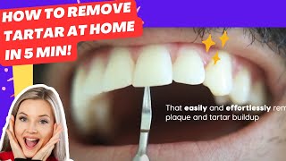 How to Remove Tartar from Teeth at Home with the Best Plaque Remover Tartar Remover Dental Scaler [upl. by Socin583]