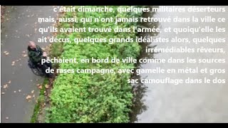 Jai marché dimanche dans la ville dont ne connaître aucun lundi Traces de textes 13 [upl. by Ahsienak]