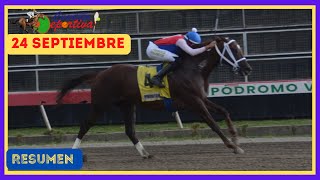 ✅Emocionantes carrera de caballos RESUMEN 📽 martes 24 SEPTIEMBRE 2024 🏇 en el V Centenario💰 [upl. by Guido]