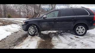 Volvo XC90 AWD All Terrain Cross  Snow Mud and Gravel  Volvo Awd Test [upl. by Joao925]