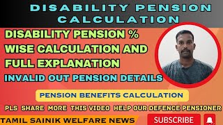 DISABILITY PENSION family pension calculation orop indianarmy pension defence [upl. by Koslo]