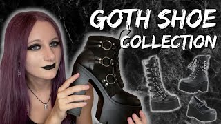 MY GOTH SHOE COLLECTION  Demonia High Heels and more [upl. by Nyrrad870]