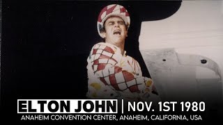 Elton John  Live in Anahiem November 1st 1980 [upl. by Etheline244]