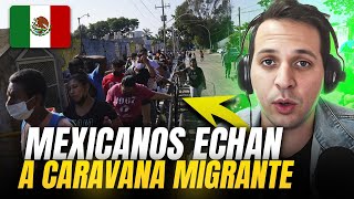 MÉXICO DESALOJA MIGRANTES VENEZOLANOS que INVADEN espacios PUBLICOS 🇲🇽 [upl. by Enninaej]