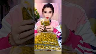 ASMR passion fruit ice eating [upl. by Norwood]