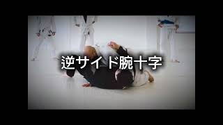 BJJ 逆サイド腕十字 Cross Body Arm Lock with Collar Grip [upl. by Valentijn]