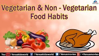 Vegetarian amp Non  Vegetarian Food Habits [upl. by Alleen]