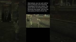 MGS3 Quick Tip 5  Outside the Box Thinking mgs metalgearsolid [upl. by Zetnahs443]