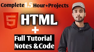 HTML basics Html Full Course  Part1 [upl. by Haimarej]