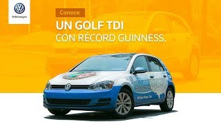 Un Golf TDI con Récord Guinness  Volkswagen [upl. by Liuqnoj]