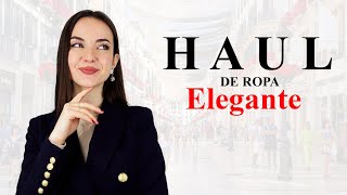 HAUL DE ROPA ELEGANTE PARA PRIMAVERAVERANO 2022🌸  Moda Mujer Susana Arcocha [upl. by Charil]